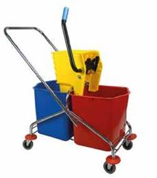 Double Mop Bucket Trolley SF